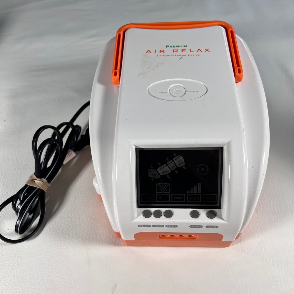 Air Relax Air Compression System White Orange UAM-8100 Pump Only Tested Works